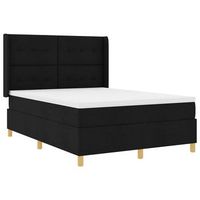 cama tapizada 200x147x128 cm  - negro