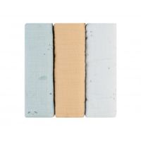 juego de panales de muselina 3 uds 75x75 cm sleepy sheep