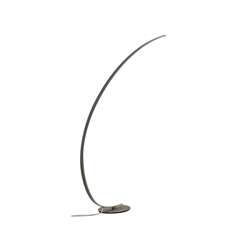 Iole Lámpara De Pie Led Regulable 30w Luz Cálida 3000k - Lámpara De Pie Color Titanio, Diseño Moderno En Aluminio, Ip20