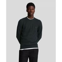 lyle  scott jersey kn2124v tonal lambswool crew-z865 jet black para hombre