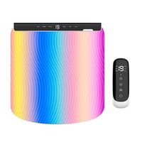 masajeador de pies ems con vibracion para la circulacion de la sangre en las piernas 3 modos 19 intensidad 32x15x345 cm color multicolor