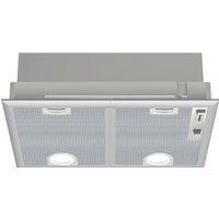 bosch serie 4 dhl555blgb canopy cooker hood - silver silver