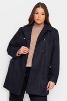 yours chaqueton azul marino de botones dorados mujer curvy y tallas grandes yours