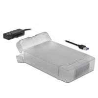 convertidor delock 64086 usb tipo a a sata 6 gbits transparente