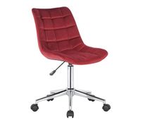 silla de oficina medford en terciopelo 81x46x62 cm