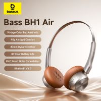 auriculares inalambricos baseus bh1 air bluetooth 60 cancelacion de ruido enc ligeros 90g auriculares supraaurales 80h de duracion