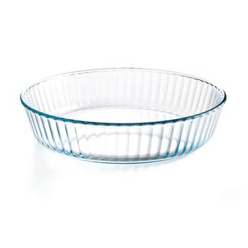 Molde ondulado vidrio borosilicato 26x26x5,9 cm