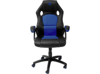 silla gaming - nacon ch-310 ergonomico altura regulable maximo 110 kg 5 ruedas azul