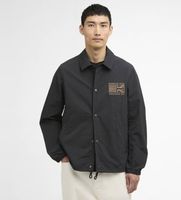 barbour international para hombre mca1101 chaqueta coach negro s casual poliamida