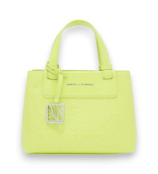 A|X Armani Exchange para mujer. XW001576AF17290U2194 Bolso Shopping Semi amarillo (OSFA), Casual, Poliéster