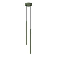 lampara de techo verde oliva acero alt 15 cm