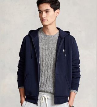 Polo Ralph Lauren para hombre. 710888282002 Chaqueta básica Ralph Lauren marino (3XL), Casual, Algodón, Poliéster Reciclado
