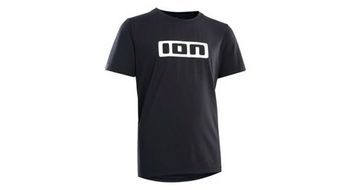 Ion logo dr maillot de manga corta mtb negro ninos