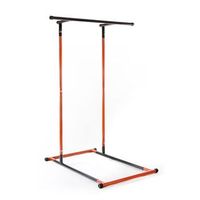 estacion de dominadas y fitness con guia de ejercicios innovagoods ig811464 acero 77 x 114-191 x 120 cm 77 x 114-191 x 120 cm negro