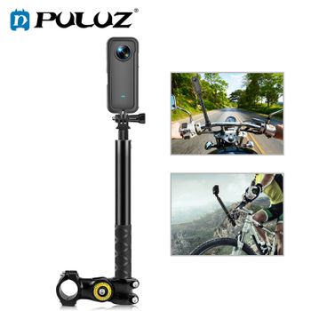 Soporte de Montaje para Manillar de Motocicleta y Bicicleta PULUZ, Adaptador de Soporte para Cámara y Monopie para Insta 360 X6/X5/X4/X3/ONE R/ONE RS