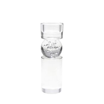 Portavela burbuja de cristal 6x6x19.5cm