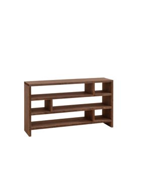 Estanteria de madera de abeto nogal de 80x140cm