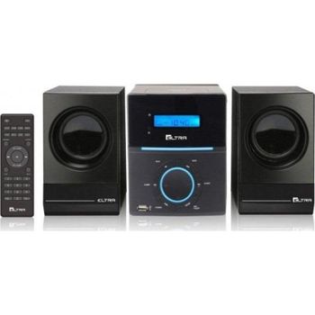 Microcadena Eltra Neptun 10W RMS USB AUX CD FM con doble alarma
