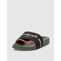 pepe jeans chanclas chancla slider glam verde para hombre