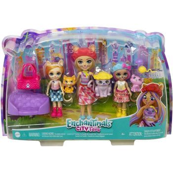 Ciudad Enchantimals - Familia De Gatos Carmel