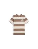 camiseta puma class striped t hombre totally taupe