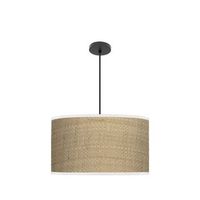 lampara colgante negrocanizo claro negro canizo claro metal  textil 3xe27 textil metal iluminashop 500050003500cm negro canizo claro