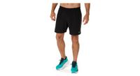 pantalon corto asics road 7in negro hombre