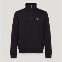 belstaff logo-appliqued cotton-jersey sweatshirt - m