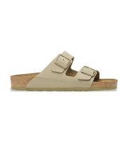 birkenstock para hombre 1027704 sandalias de piel arizona ajuste regular verde caqui 43 plano ninguno casual