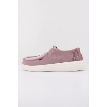 HEYDUDE Náuticos Wendy Rise Chambray Grid para mujer
