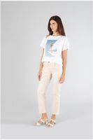 camiseta box manga corta estampado portocervo white