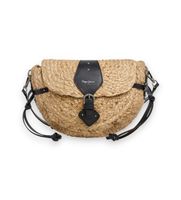 pepe jeans para mujer pl0300106 bolso saddie coast marron osfa casual yute