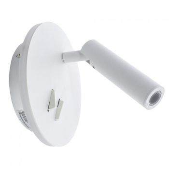 Aplique led con lector arila (9w)