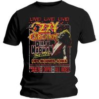 ozzy osbourne tops y camisetas diary of a madman tour para mujer