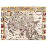 legendarte - cuadro lienzo impresion digital - mapa antiguo no 48 - decoracion pared cm 40x50