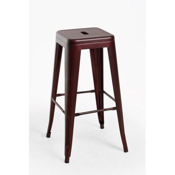 Pack 2 Taburetes Torix Vintage 73 Cm De Acero Reforzado 76*30*30 Cm - Cobre Vintage