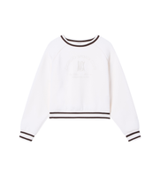 ax armani exchange para mujer xw002072af10804u1003 sudadera crew-neck blanco xs casual novashell 8000 modal elastano