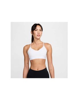 Sujetador Deportivo Nike Indy Light Support Mujer Blanco