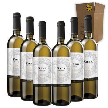 Sanz Verdejo - Pack 6 Botellas 75 Cl - 0,0% Vol.