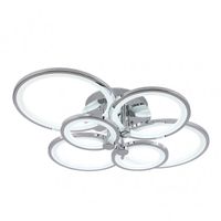 plafon sydney 134w 3000-4000-6500k cromo 17x74x57 cm 18090lm regulablememoria y cremoto marca fabrilamp