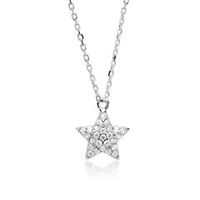 cadena de plata 925 con circonita estrella