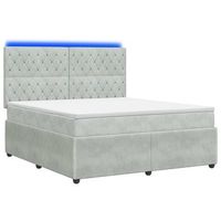 cama tapizada 160x200x1405 cm  - gris