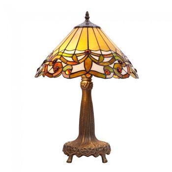 Lámpara de mesa cristal tiffany compact