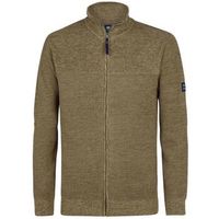 petrol industries chaqueta de punto collar para hombre
