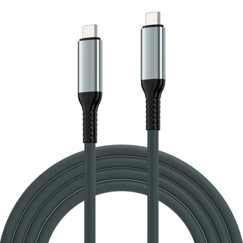 CABLE EWENT USB 4 GEN3 TIPO-C/M A TIPO-C/M FABRIC 1M BLANCO/NEGRO