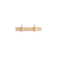 perchero pequeno de pared 40 cm barnizado