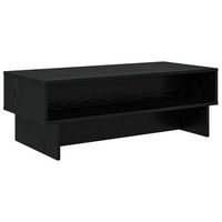 mesa de cafe - mesa de centro - mesa baja roble negro 100 x 46 x 35 cm madera de ingenieria