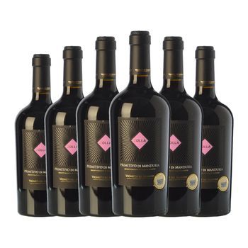 Vigneti Del Salento Vino Tinto Zolla Primitivo 75 Cl 14% Vol. (pack De 6 Unidades)