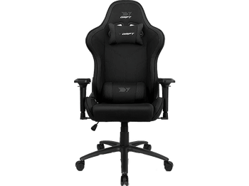 Silla gaming - Drift DR110, Tela, Reposabrazos 4D, Alta transpiración, Hasta 150 kg, Negro