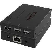 vision hdmi-over-ip receiver receptor av 1920 x 1200 cat5e cat6 alambrico usb type-a